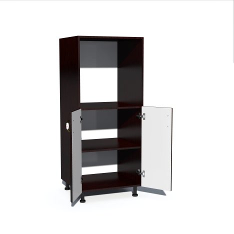 Soldat 60 cu 2 usi cu spatiu cuptor Zebra MDF mustata wenge